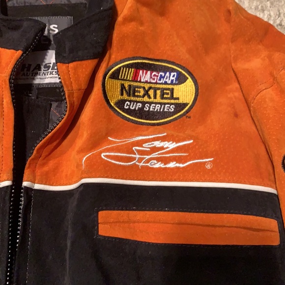 Vintage men’s NASCAR Tony Stewart suede jacket - Picture 4 of 11